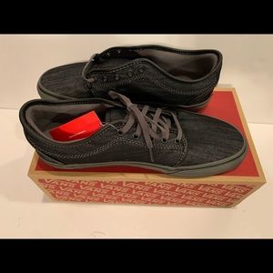 Vans chukka low denim black pewter sz 10 lace up